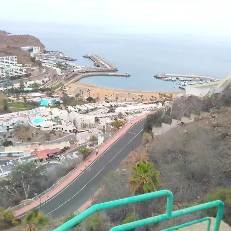 One Bedroom With Sea View Shared Pool And Furnished Terrace At 1 Km Away From The Mogán